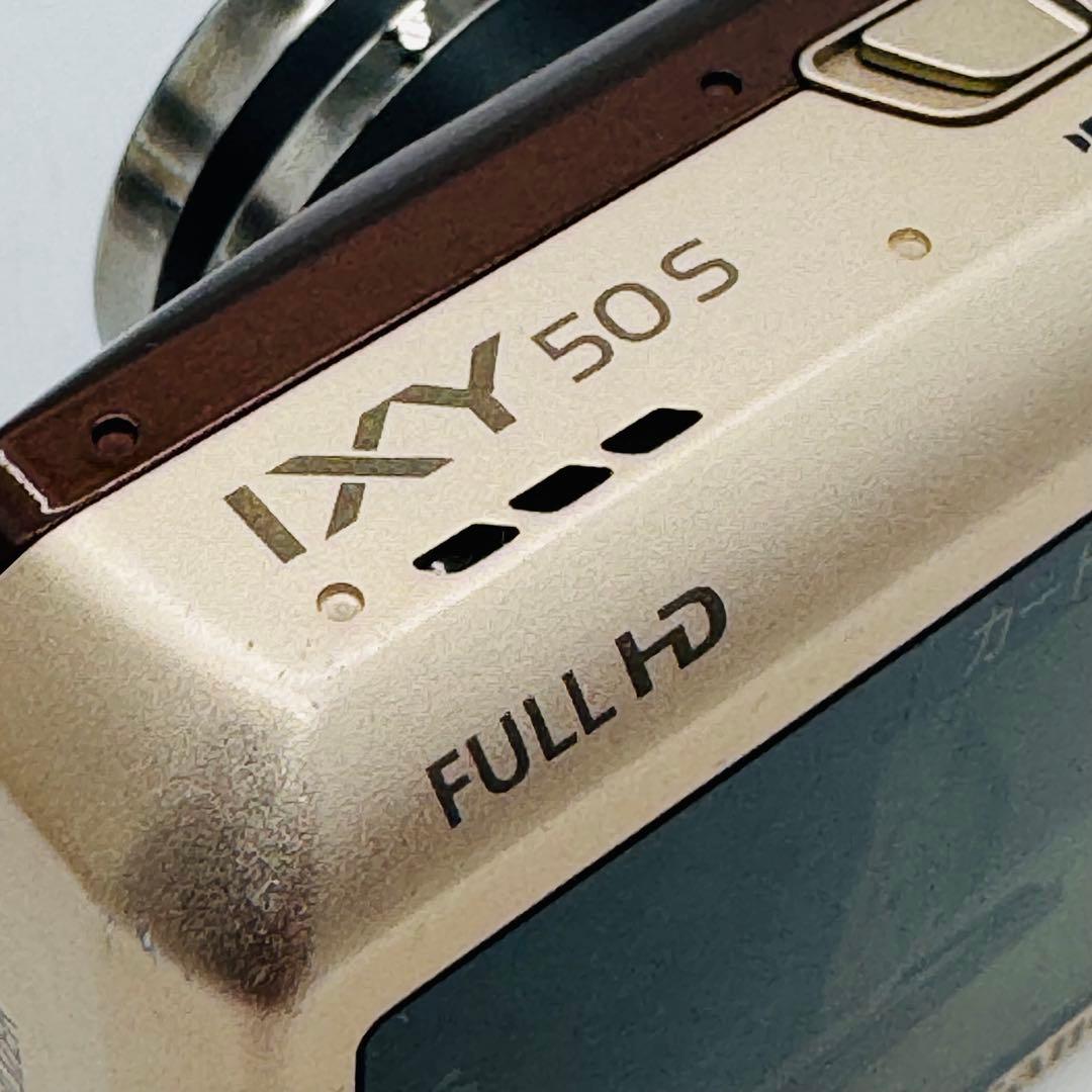 【美品】Canon IXY 50S ブラウン オールドコンデジ 動作確認済