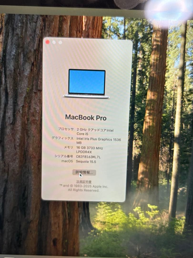 【充放電27回】MacBookPro13インチ【ひまわり様】