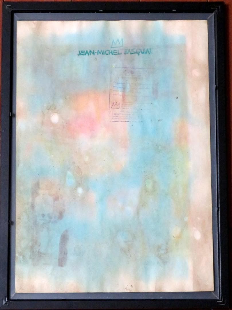 ジャン ミシェル バスキア 1986年 COA付属 ミクストメディア