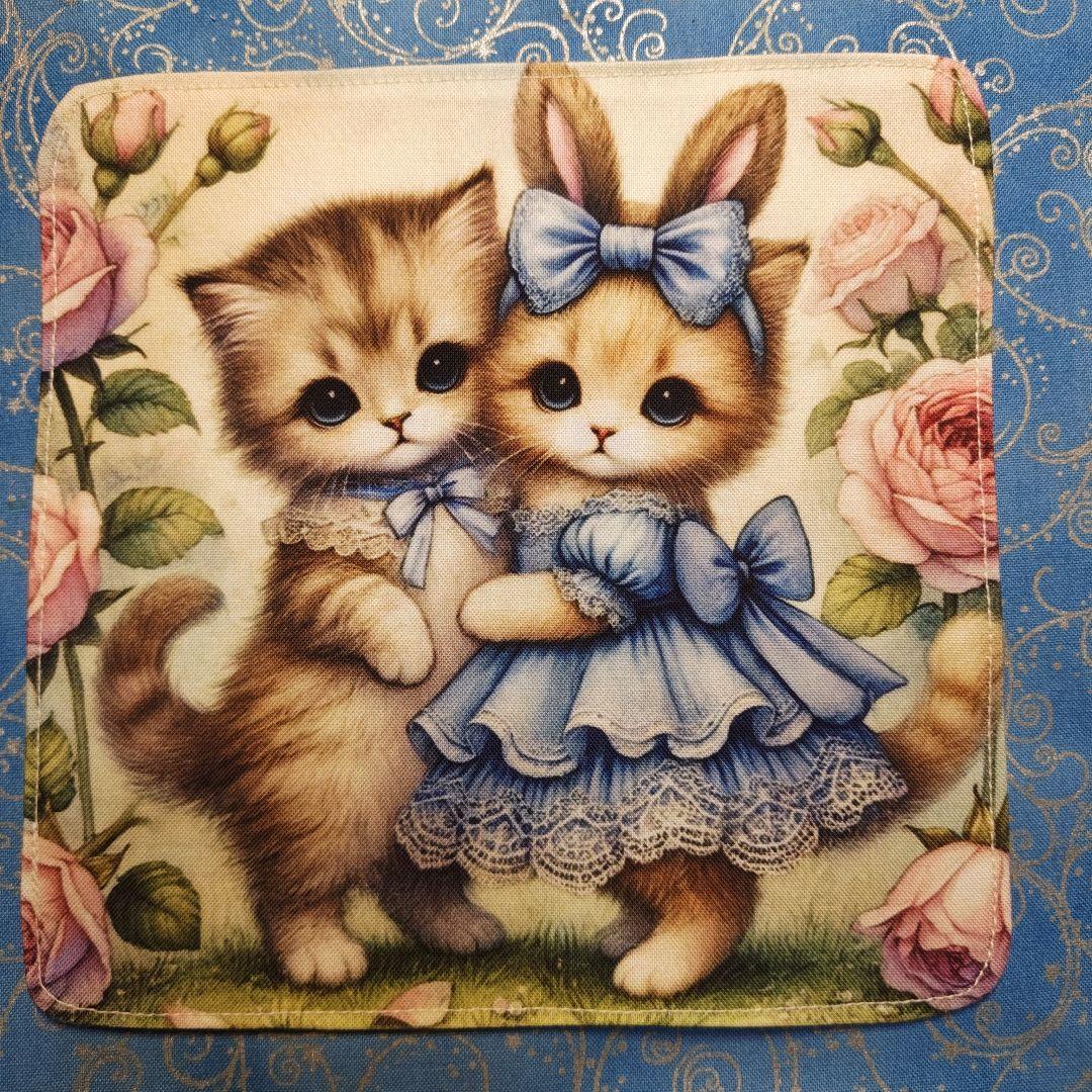 クロム　ハンカチ　ネコちゃん　柴犬さん柄　18枚