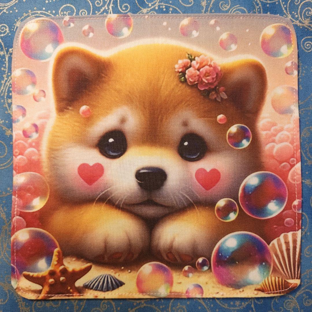 クロム　ハンカチ　ネコちゃん　柴犬さん柄　18枚