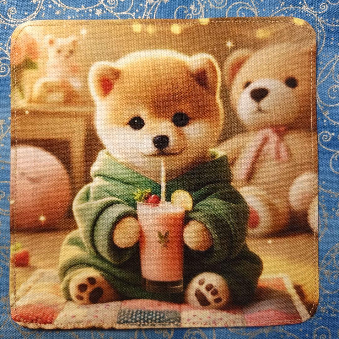 クロム　ハンカチ　ネコちゃん　柴犬さん柄　18枚