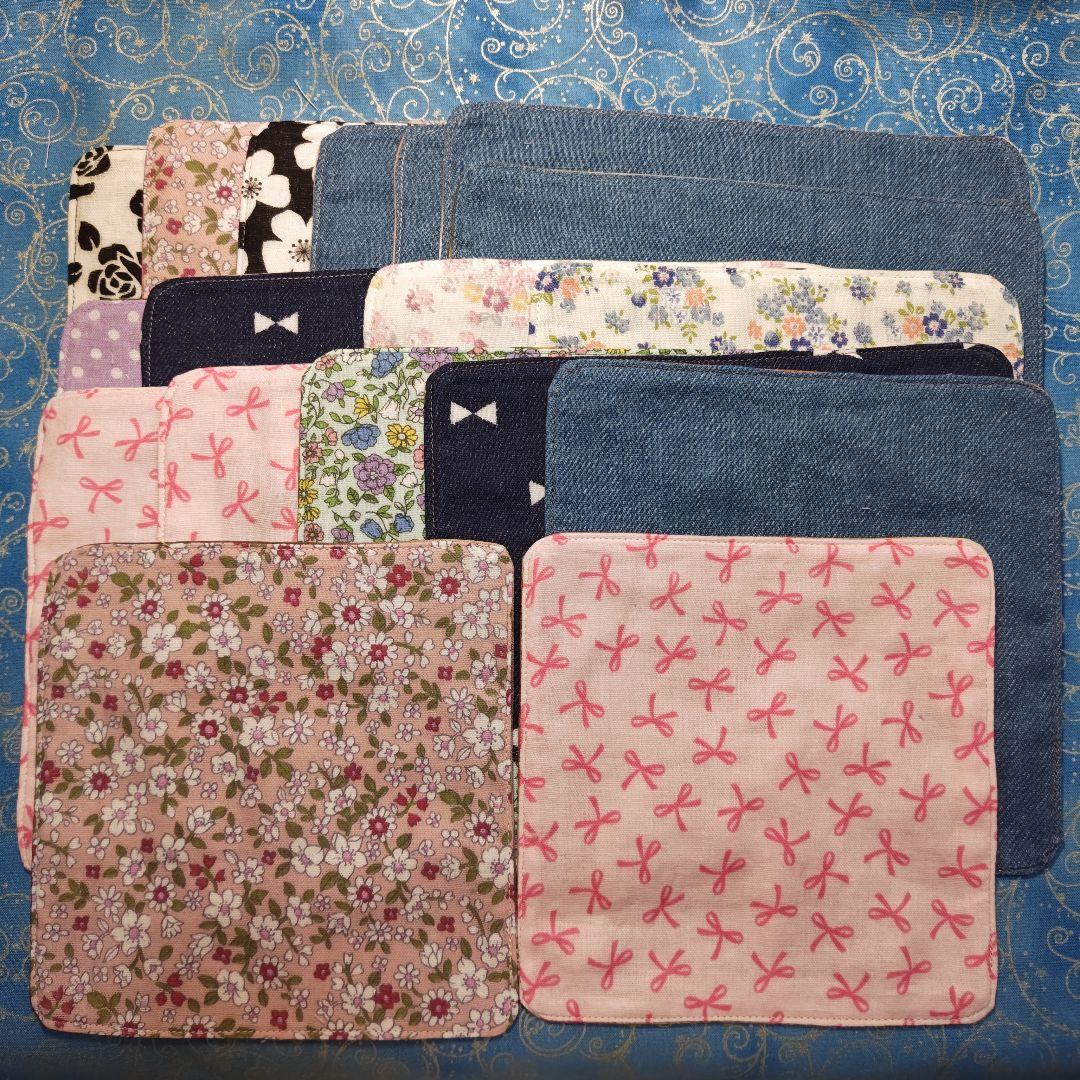 クロム　ハンカチ　ネコちゃん　柴犬さん柄　18枚