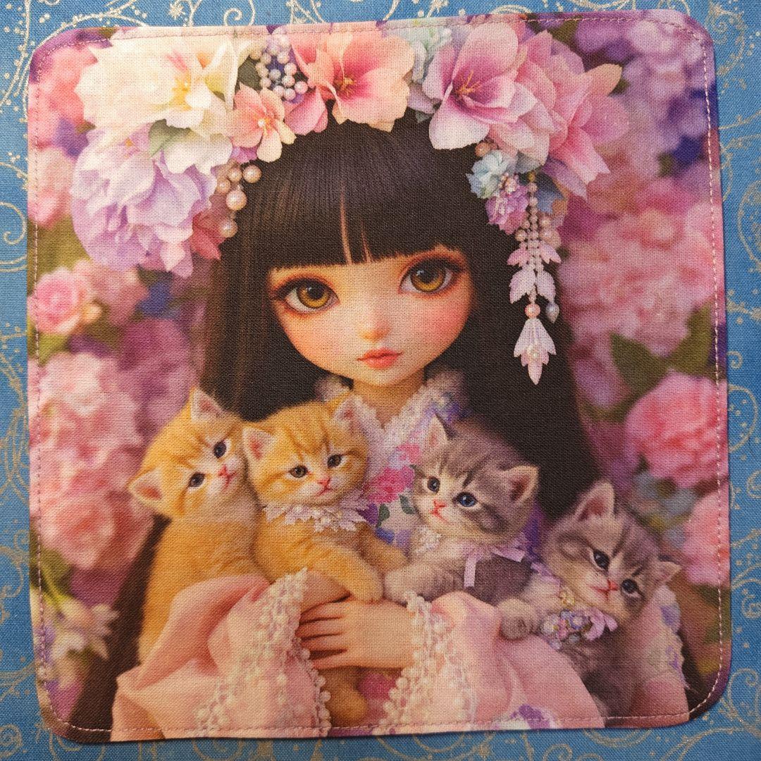 クロム　ハンカチ　ネコちゃん　柴犬さん柄　18枚