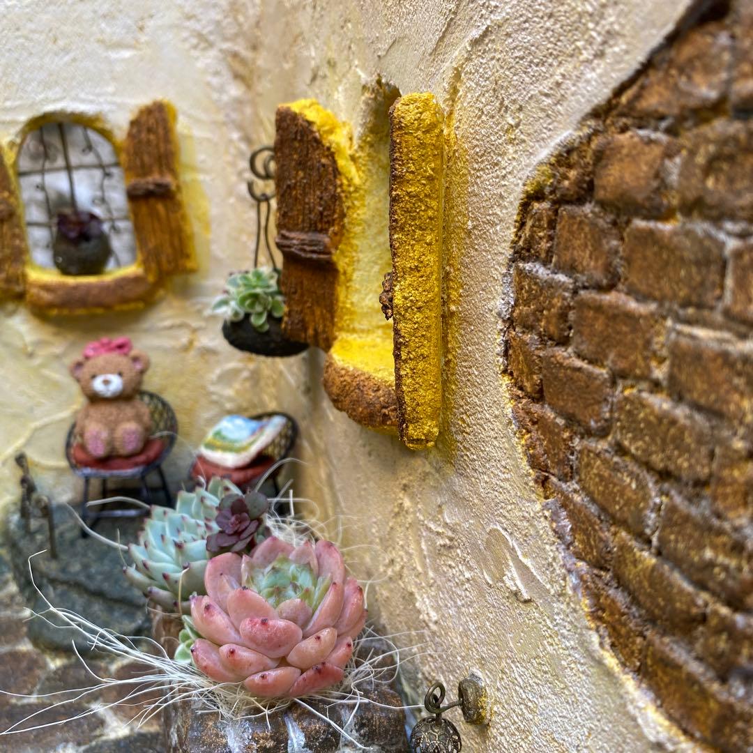 モルタル造形　モルタルハウス　モルタルフォトスポット　撮影スポット　モルタル背景