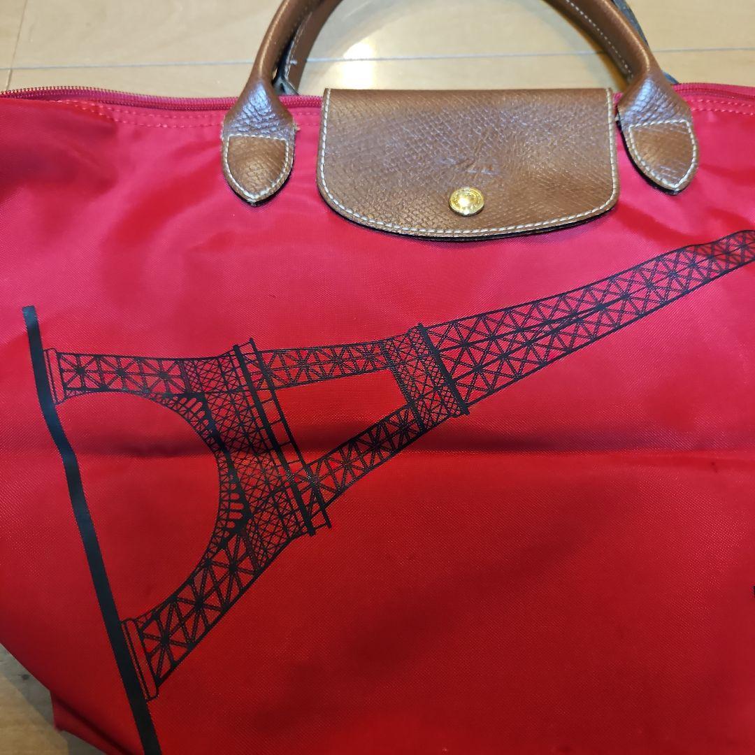 LONGCHAMP エッフェル塔プリント バッグ