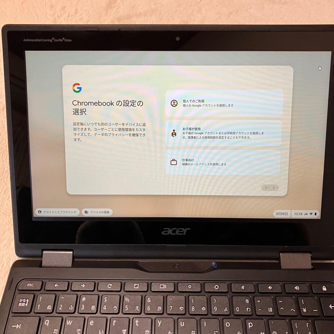 【美品】Acer Chromebook R752 ノートパソコン 11.6インチ