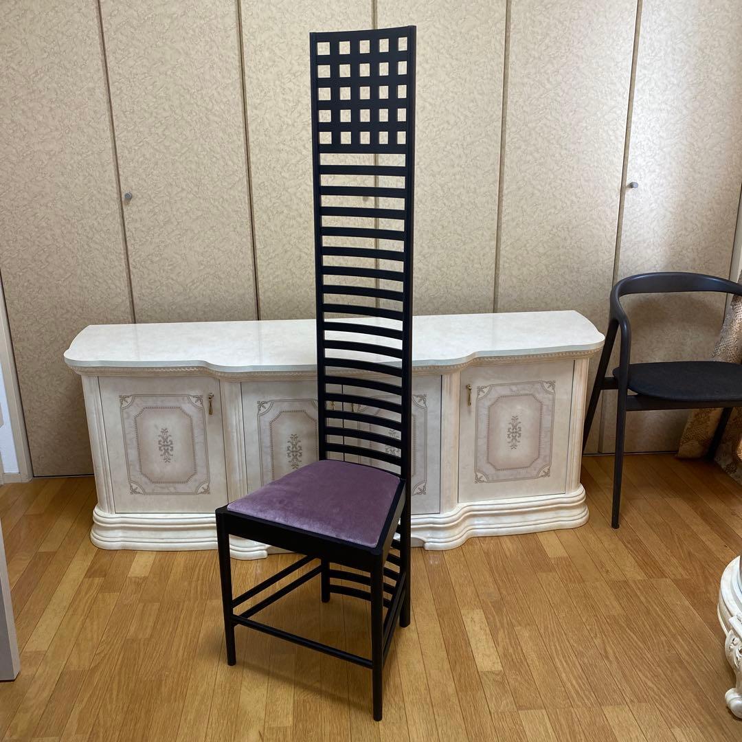 【美術館所蔵品　チェア】マッキントッシュ　カッシーナ販売　イタリア高級家具　希少