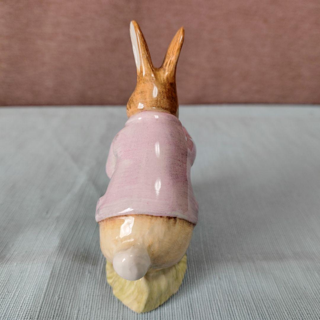 イギリス陶器老舗製 セラミックフィギュリン/ ピーターラビット2個組み合わせ品