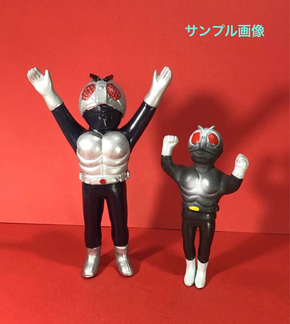 昭和レトロ パチ 仮面ライダー ソフビ 人形 石森章太郎 ミニソフビ 駄玩具 ②
