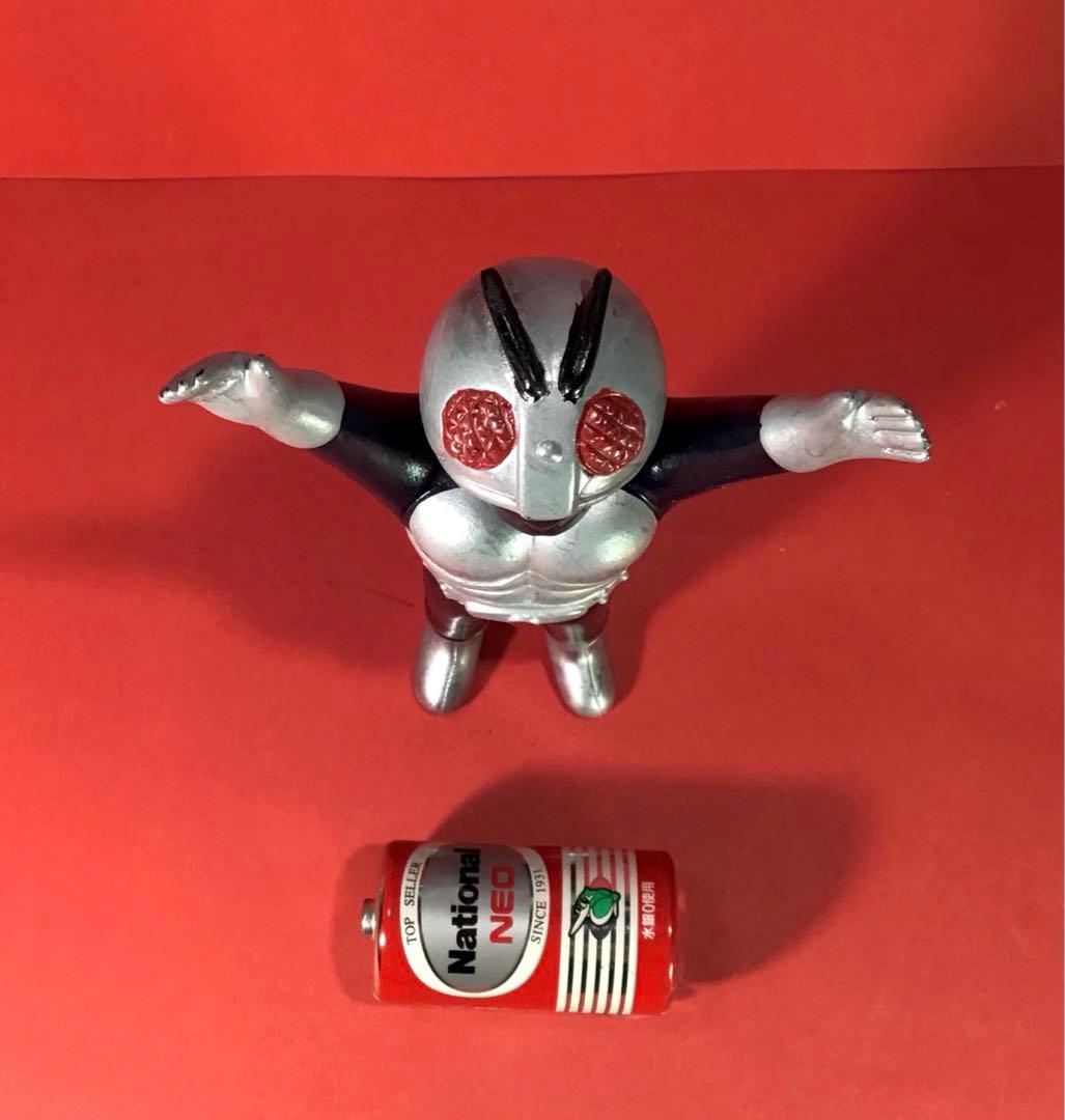 昭和レトロ パチ 仮面ライダー ソフビ 人形 石森章太郎 ミニソフビ 駄玩具 ②