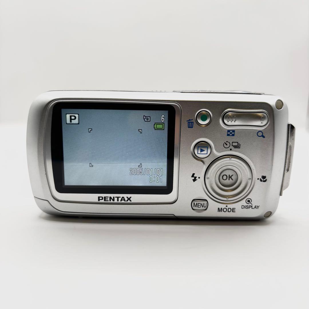 【美品】PENTAX Optio WP ピンク 防水カメラ