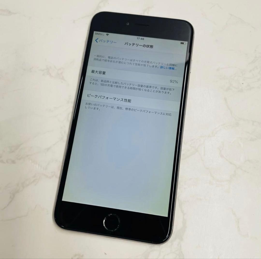 Apple iPhone 6 plus 64gb スペースグレイ エアドロ可