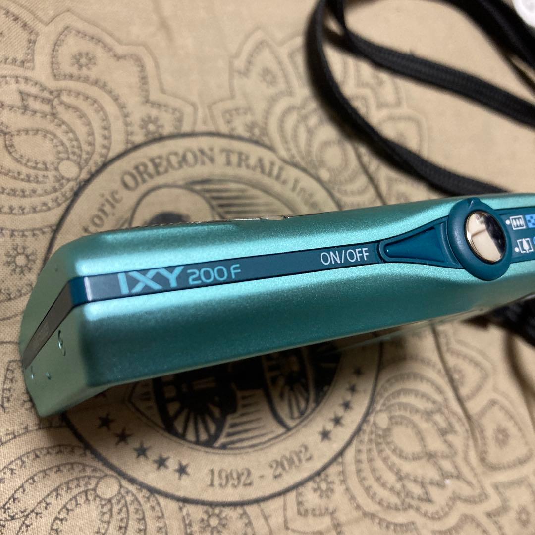 美品 Canon IXY 200F グリーン デジカメ コンデジ