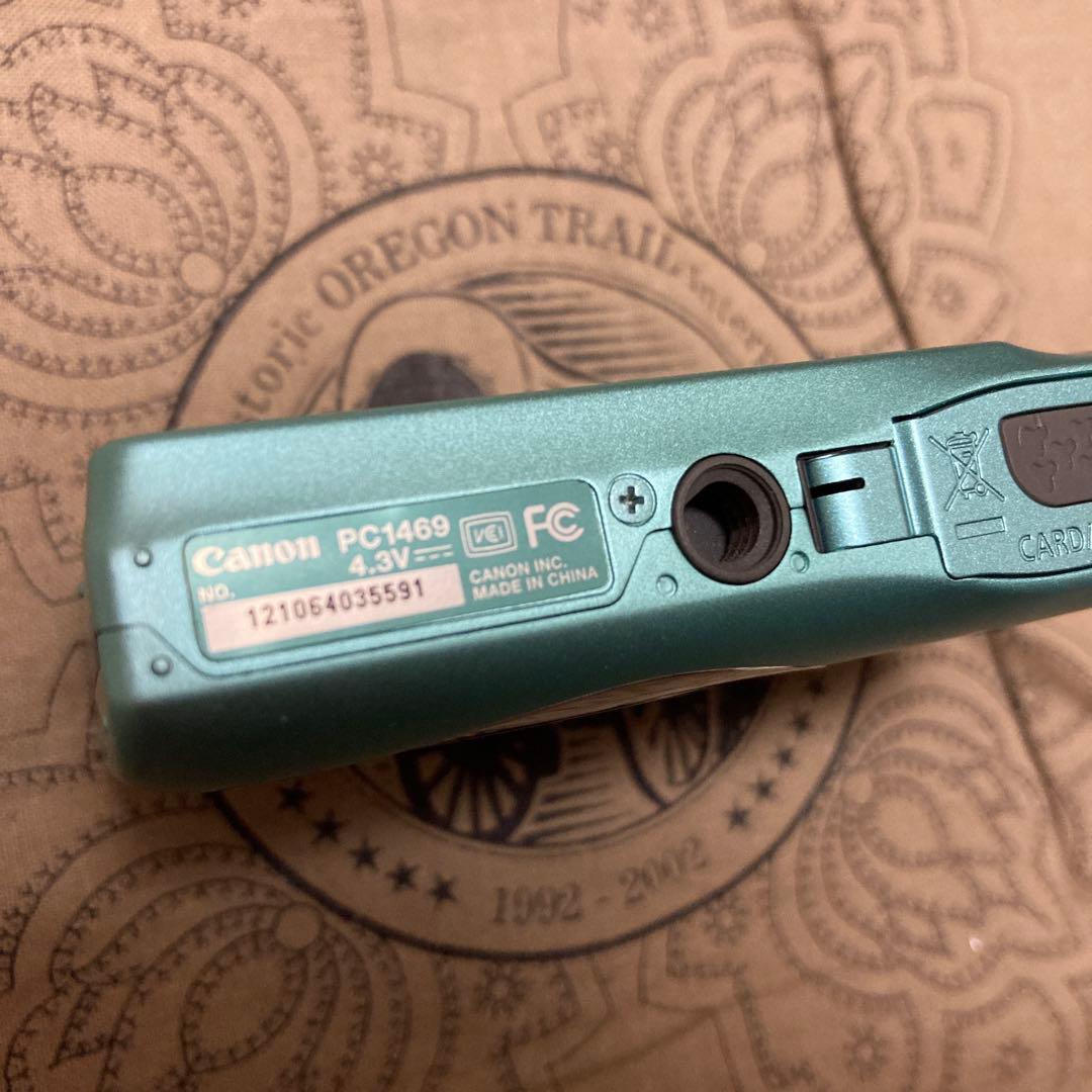 美品 Canon IXY 200F グリーン デジカメ コンデジ