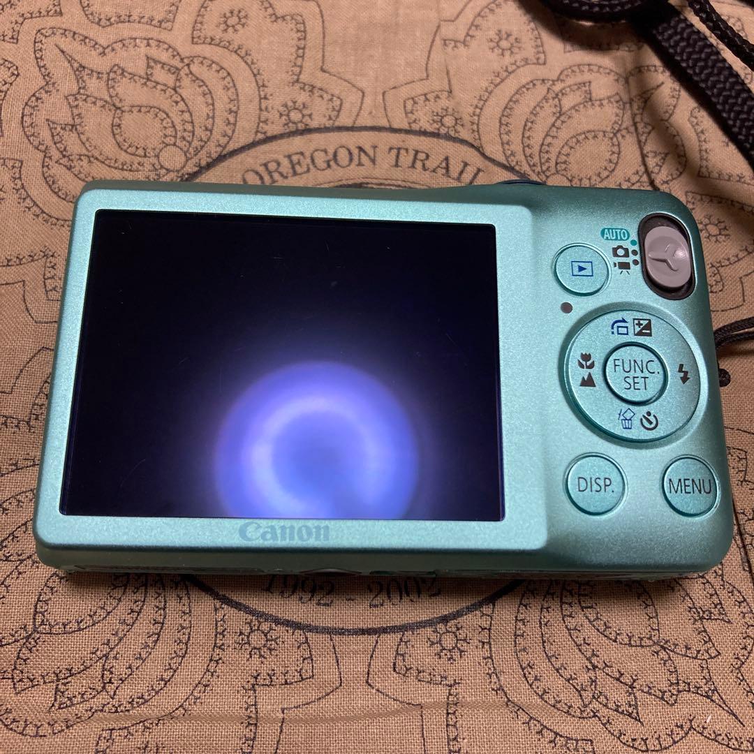 美品 Canon IXY 200F グリーン デジカメ コンデジ