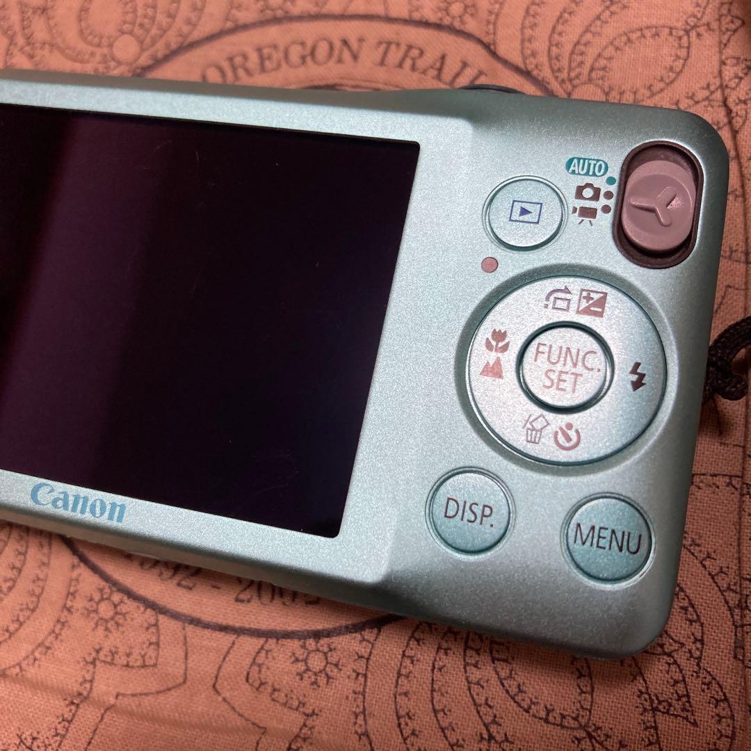 美品 Canon IXY 200F グリーン デジカメ コンデジ