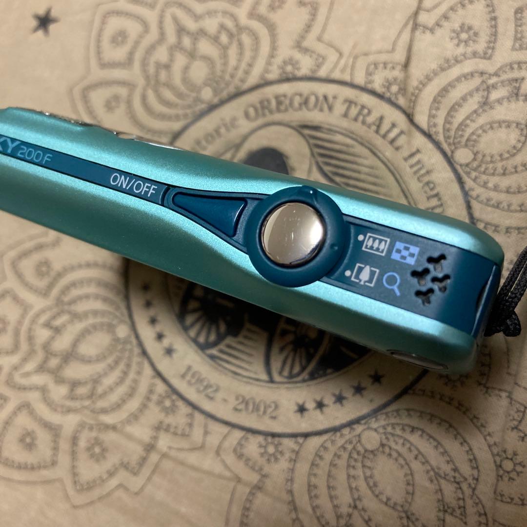 美品 Canon IXY 200F グリーン デジカメ コンデジ