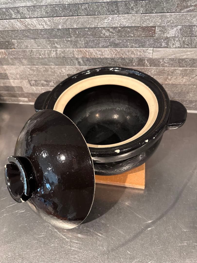 長谷園 かまどさん 5合炊き 土鍋 中蓋なし 鍋敷き付