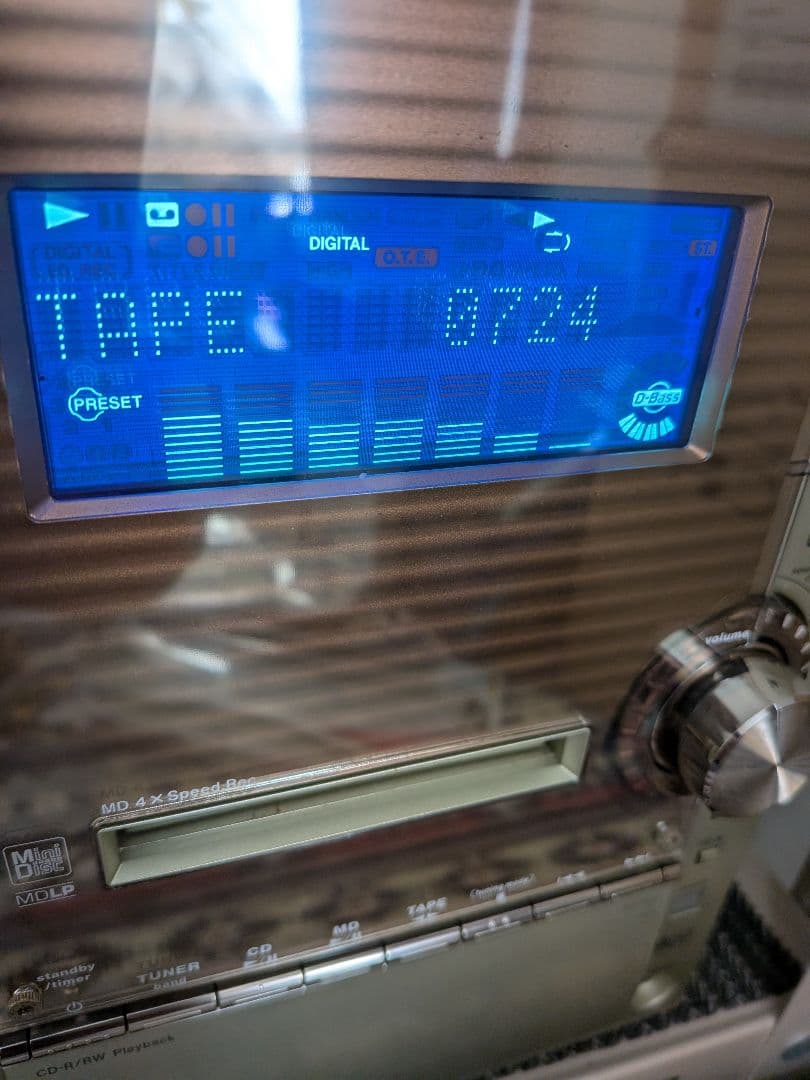 KENWOOD RXD-SL3MD リモコン付き　再生動作確認