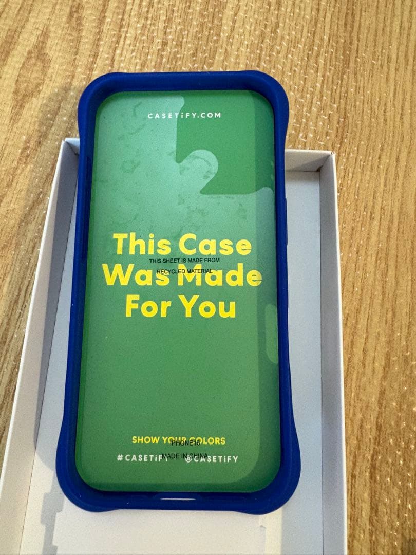 casetify ウェーブシリコン　iPhone16 コバルトブルー