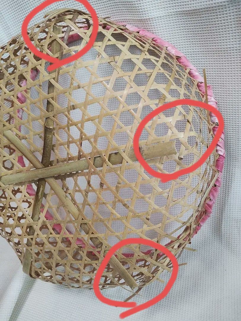 希少大サイズ　竹カゴ　竹籠　竹かご　8個