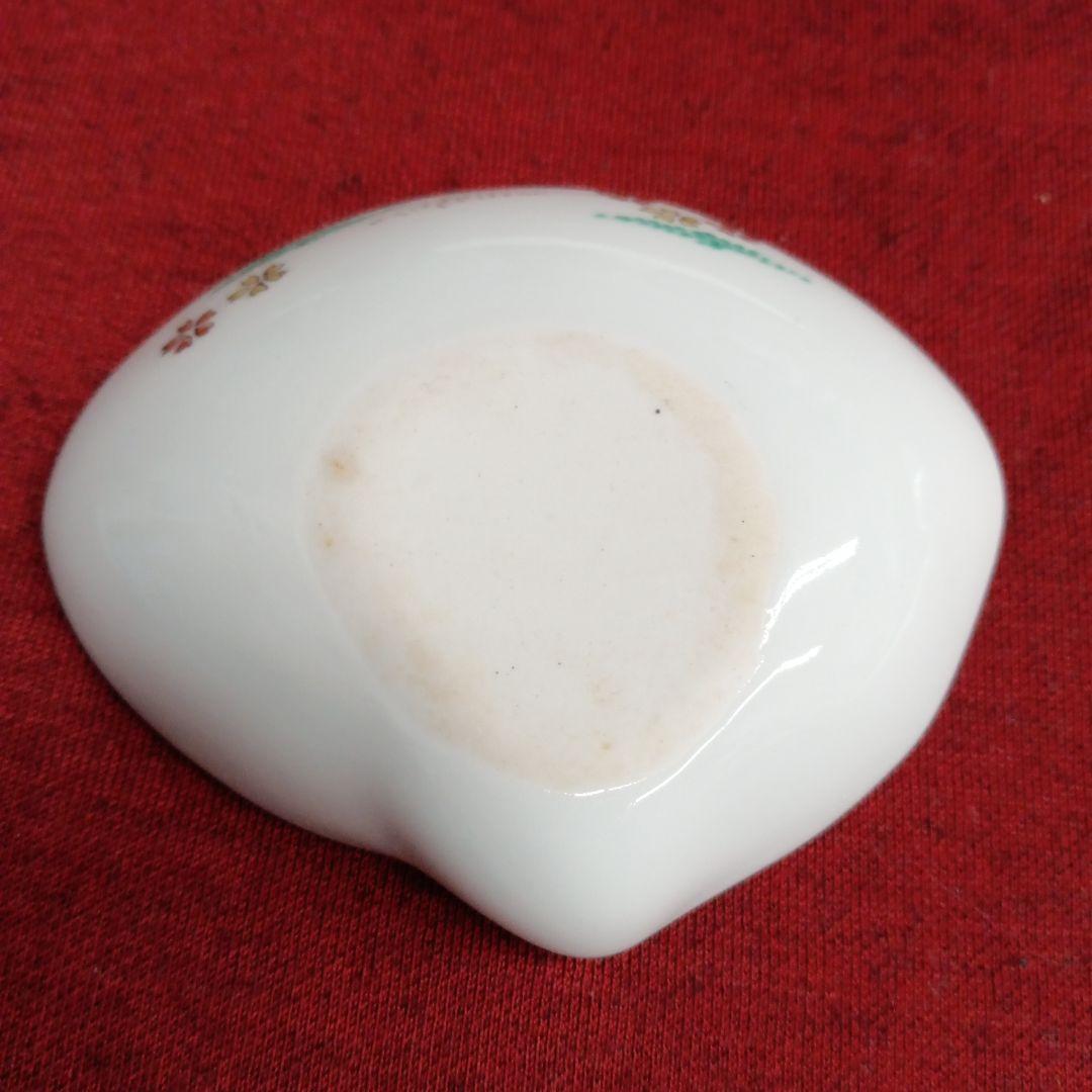 波模様の陶器製貝殻型 薬味珍味入れ 金彩 15個セット