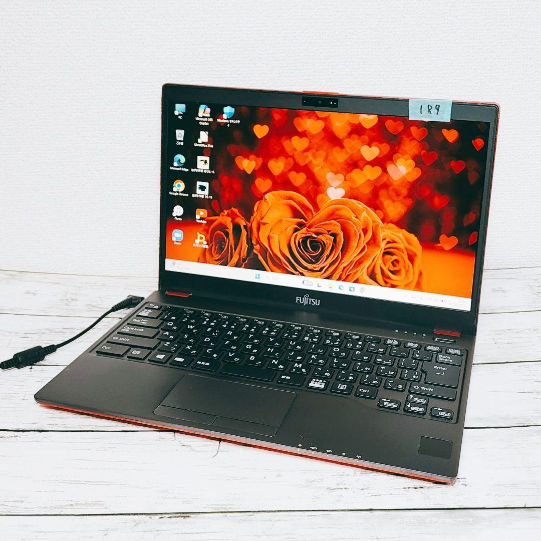 普段使いに♪富士通 FMV コンパクト ノートパソコン 薄型軽量 SSD カメラ
