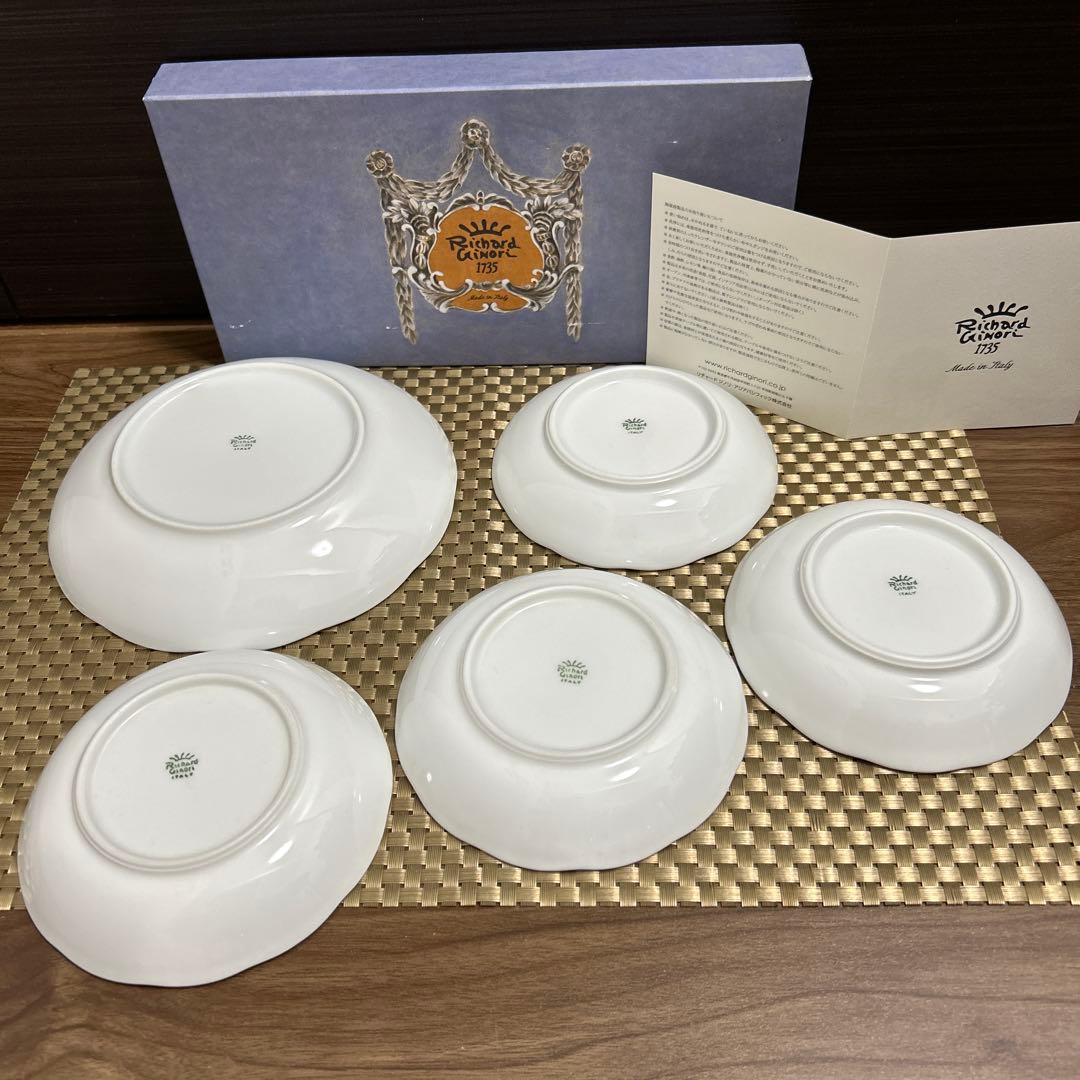 Richard Ginori✨ディシユラウンド✨ Sサイズ4枚 & Lサイズ1枚