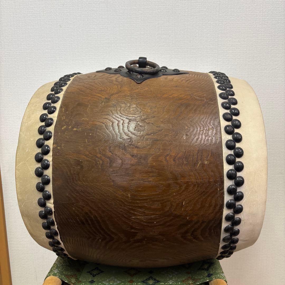 長胴太鼓　平胴太鼓　和太鼓　バチ付き