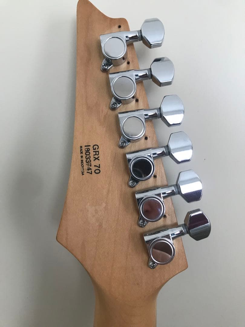 アイバニーズ GRX-70 メタリックレッド　PlayTech ソフトケース付