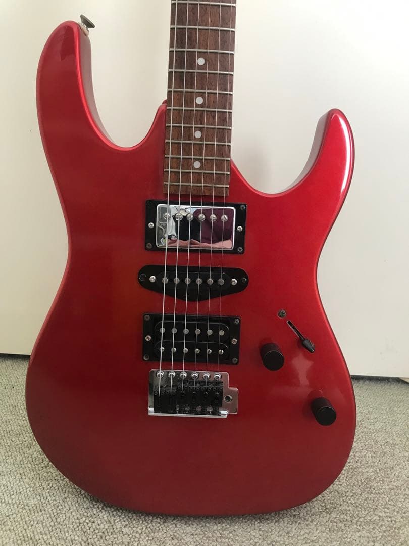 アイバニーズ GRX-70 メタリックレッド　PlayTech ソフトケース付