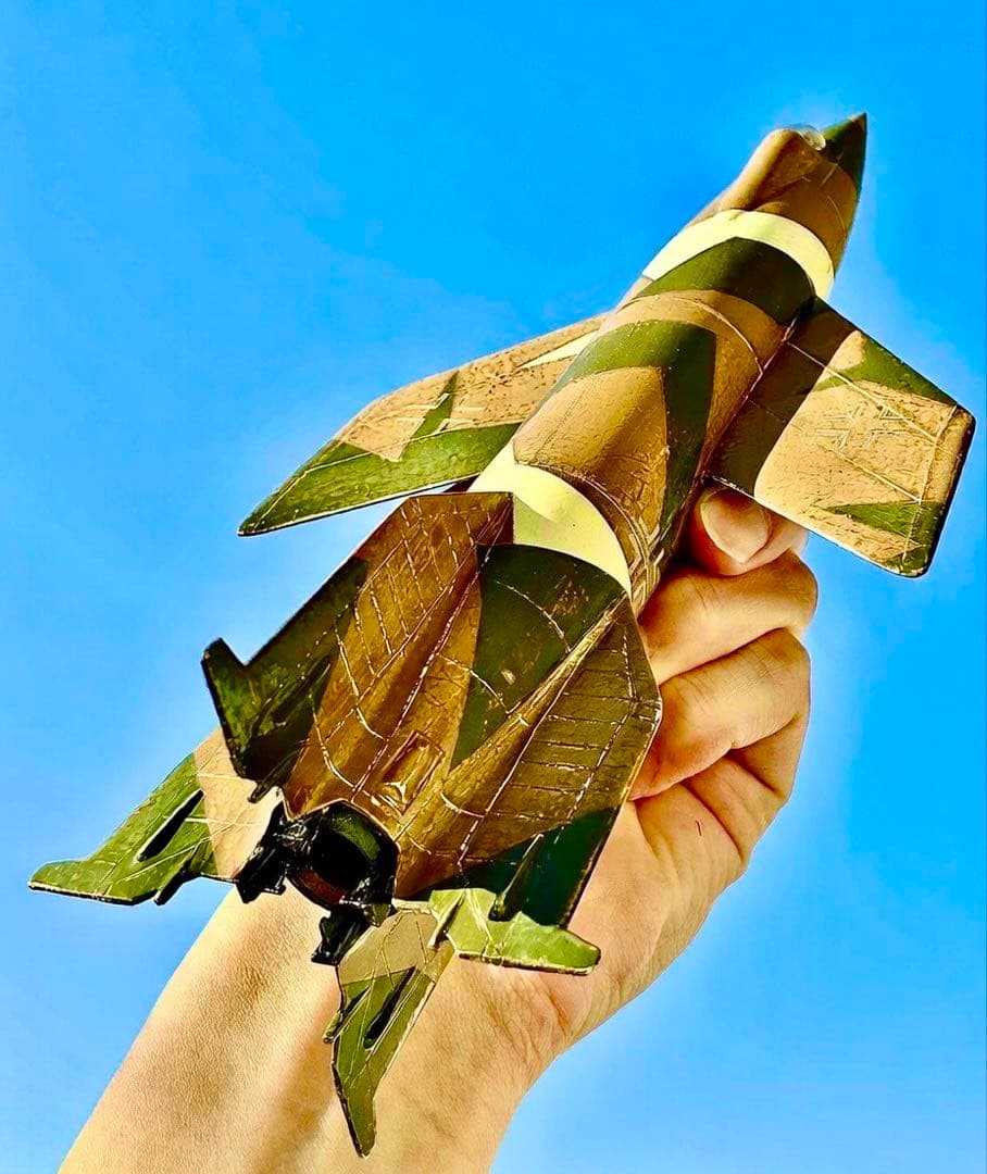 【完成品】V2ロケット・A-4b有人型(1/48)セット~アルミ貼り仕様~