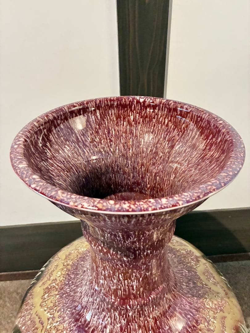 壺　花瓶　窯変大壺　アンティーク