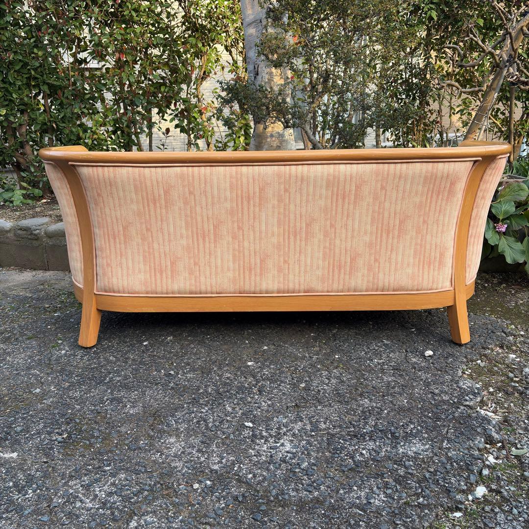 高級 PAKSNWI 北欧レトロ 木製 三人掛け ソファー アンティーク 3P