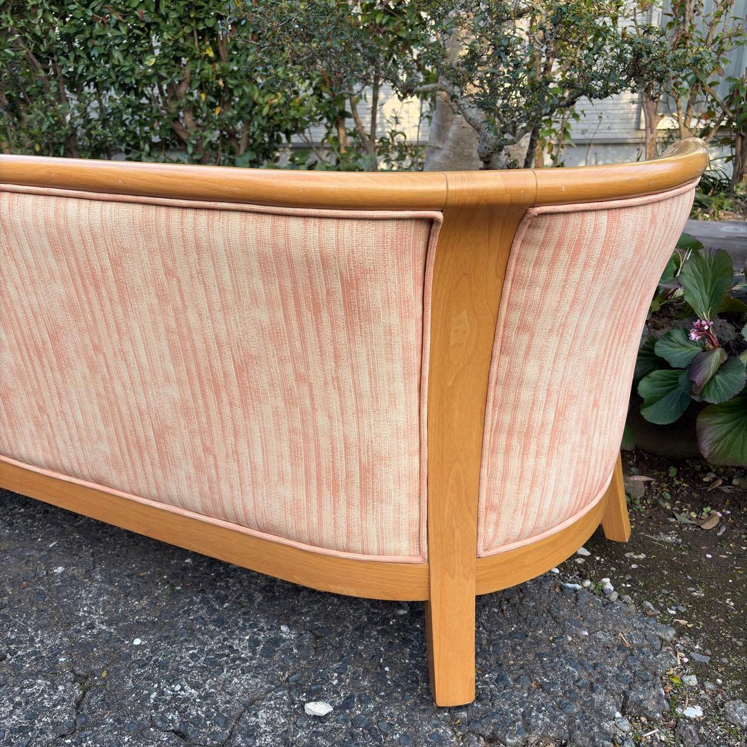 高級 PAKSNWI 北欧レトロ 木製 三人掛け ソファー アンティーク 3P