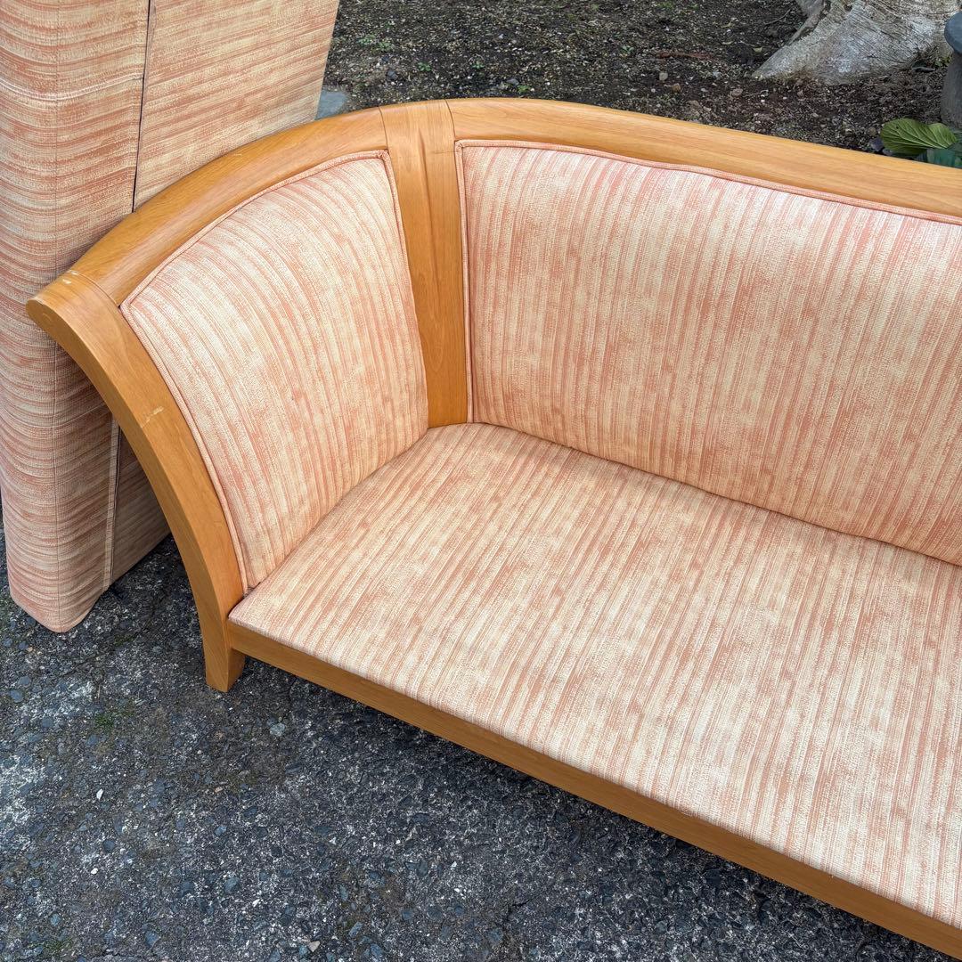 高級 PAKSNWI 北欧レトロ 木製 三人掛け ソファー アンティーク 3P