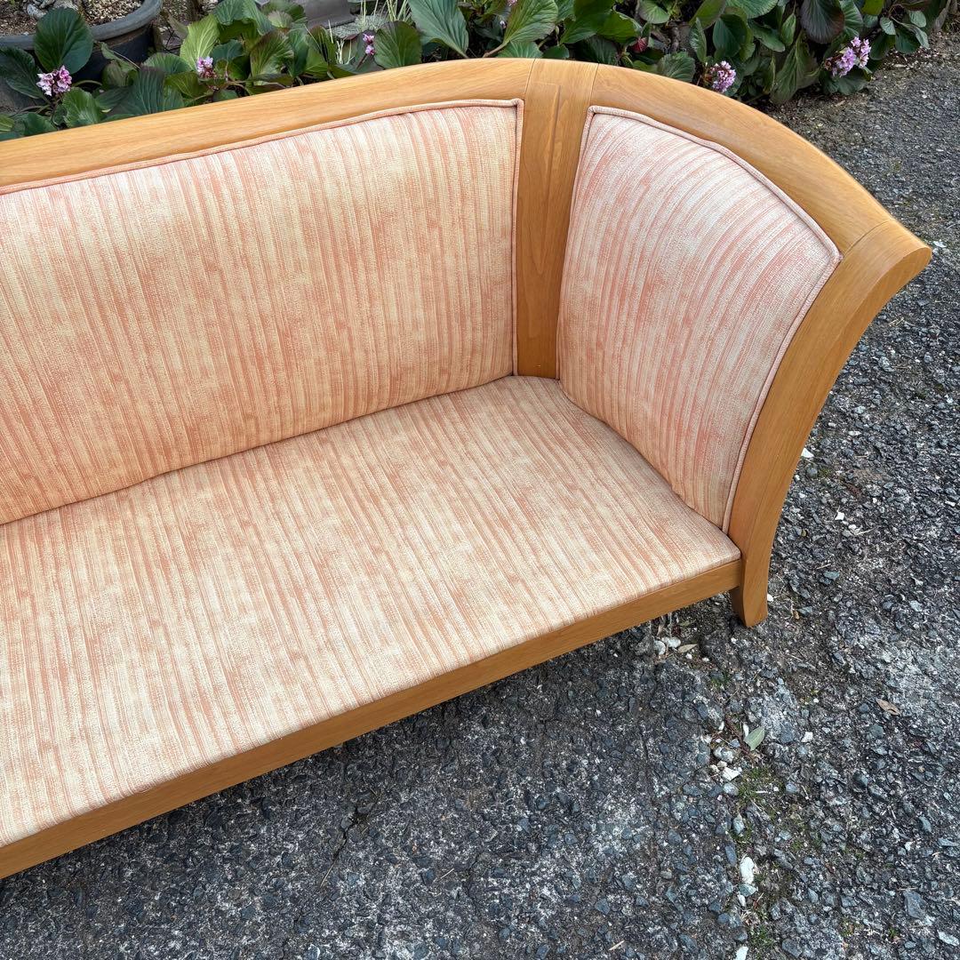 高級 PAKSNWI 北欧レトロ 木製 三人掛け ソファー アンティーク 3P