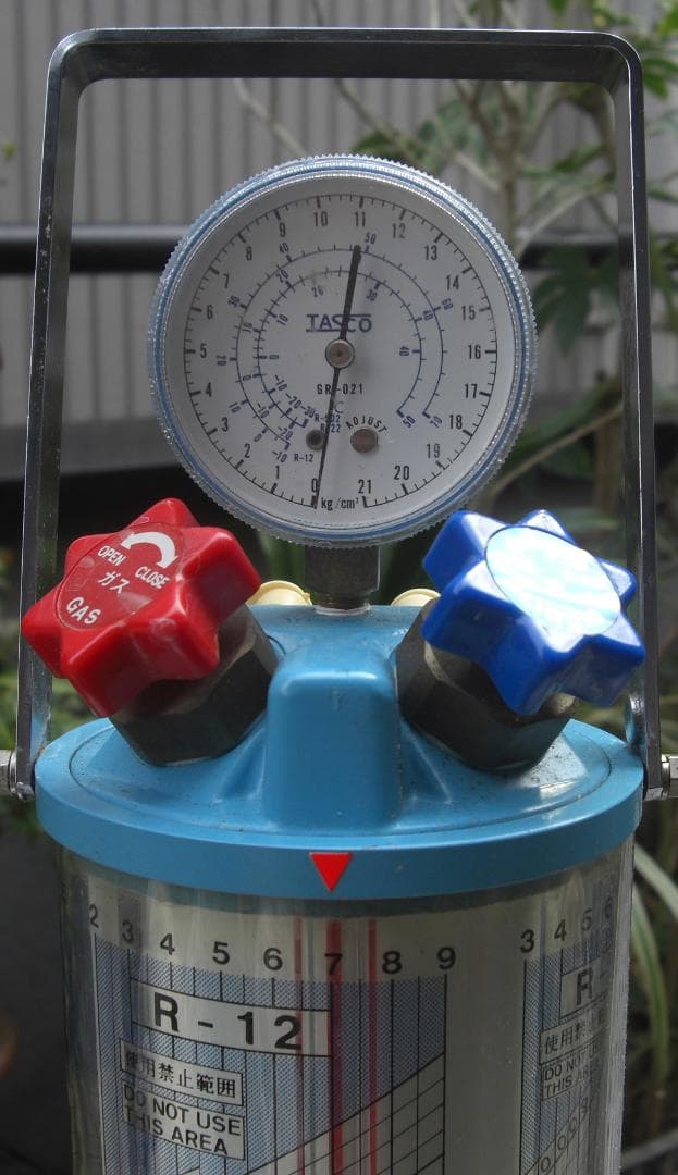 TASCO・JAPAN/冷凍機＆クーラーメジャーシリンダー中古完動品0303