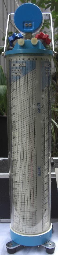 TASCO・JAPAN/冷凍機＆クーラーメジャーシリンダー中古完動品0303