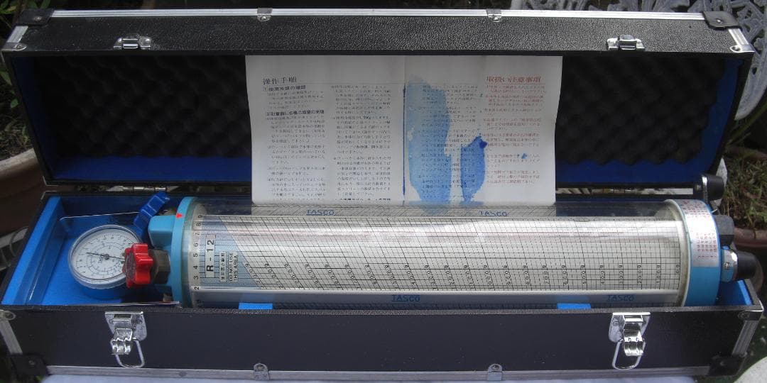 TASCO・JAPAN/冷凍機＆クーラーメジャーシリンダー中古完動品0303