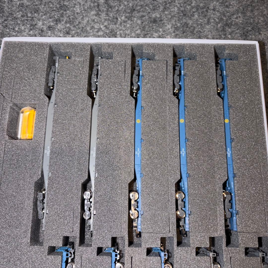KATO 10-1963 コキ104+107（JRFなし）コンテナ無積載10両