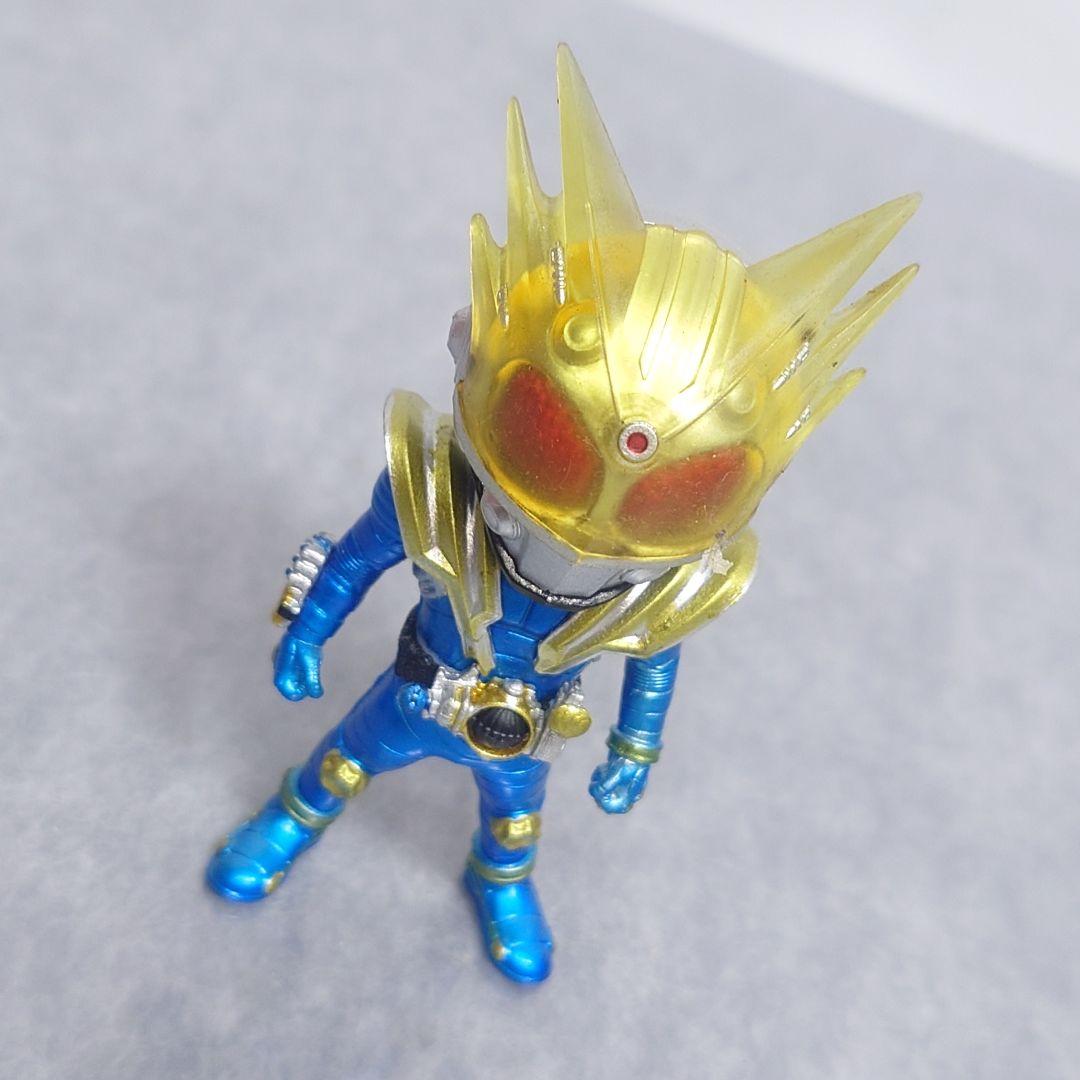 仮面ライダー フィギュア 青金色