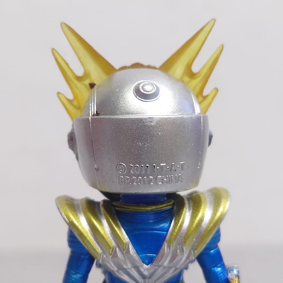 仮面ライダー フィギュア 青金色