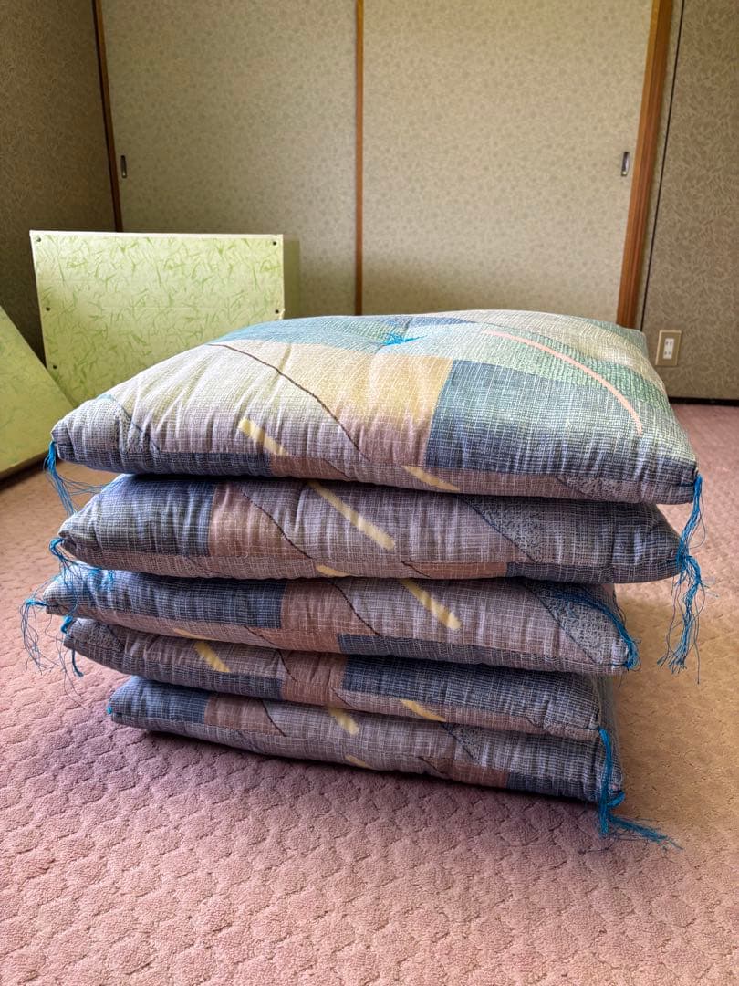 座布団5枚セット 厚み8cm ふかふか