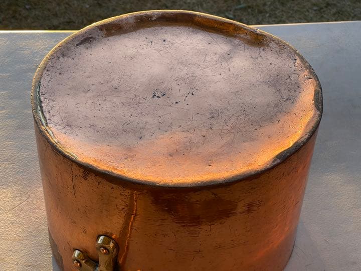 銅鍋　重さ　9.1kg（銅なべ） 特大サイズ