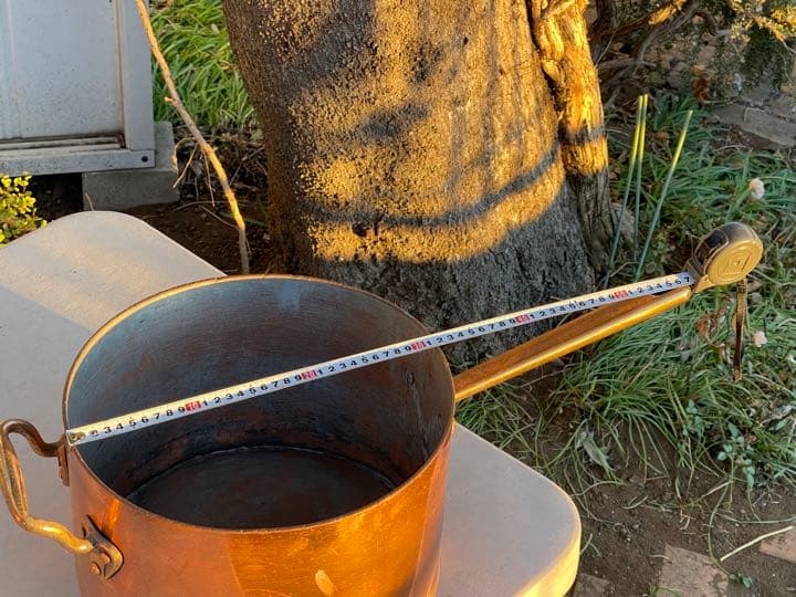 銅鍋　重さ　9.1kg（銅なべ） 特大サイズ