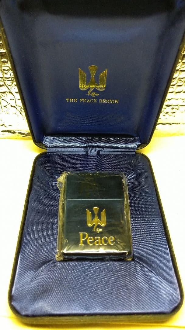 94年製造(X)　イニシャル T.T入り　Peace ZIPPO ライター