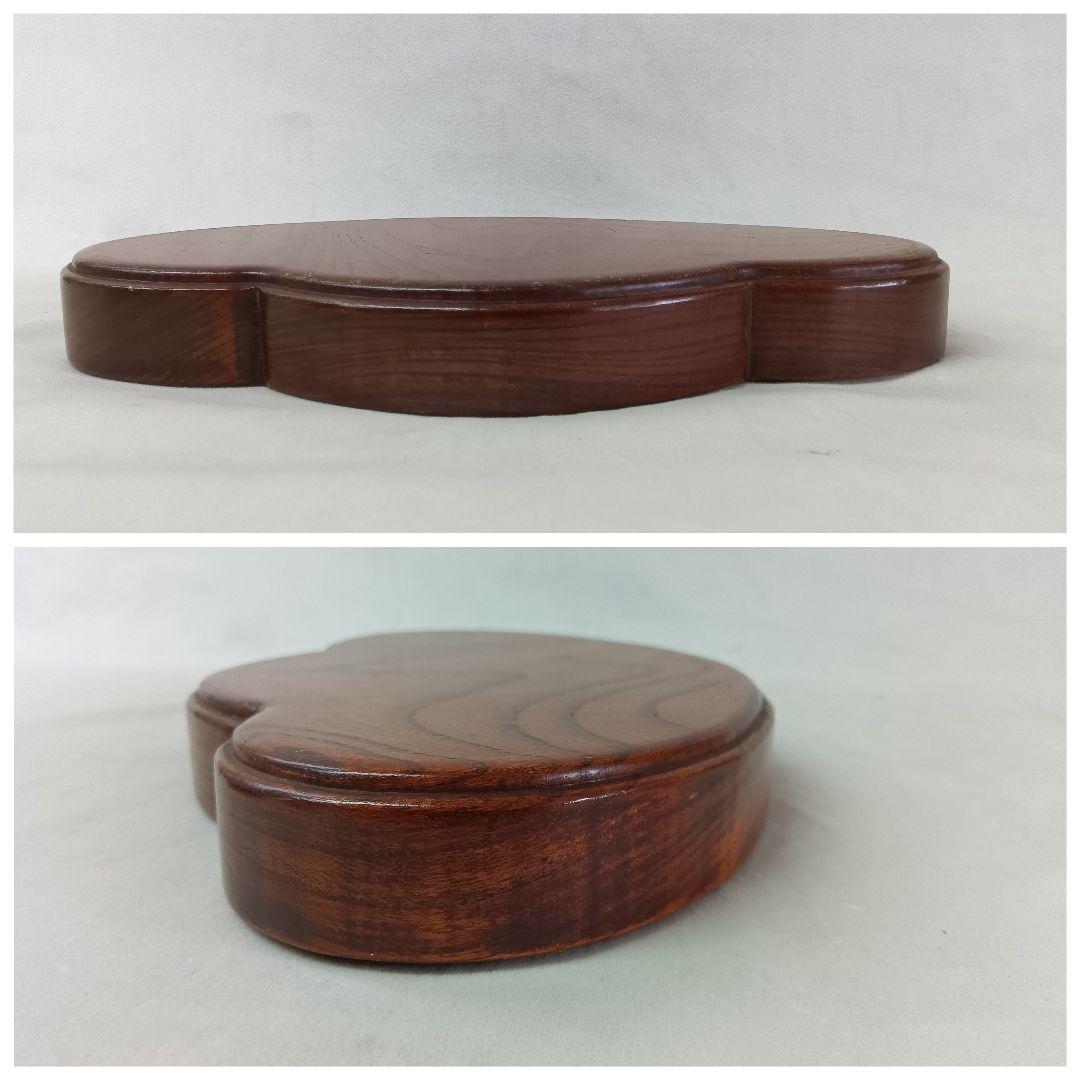 ミニ木製花台　盆栽敷板　15点セット　まとめ売り　飾り台　レトロ　香炉台　盆栽台