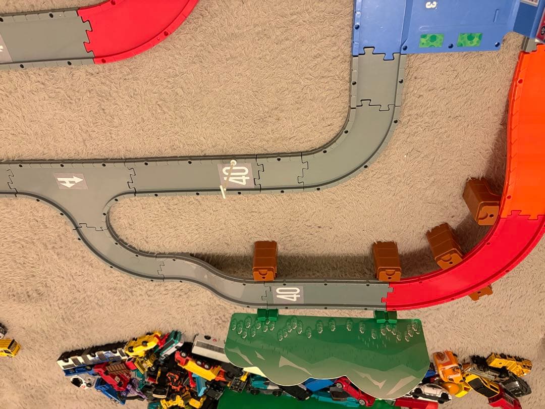 トミカシステム　まとめ売り　オートやまみちドライブ　くるくる峠やまみち　信号機